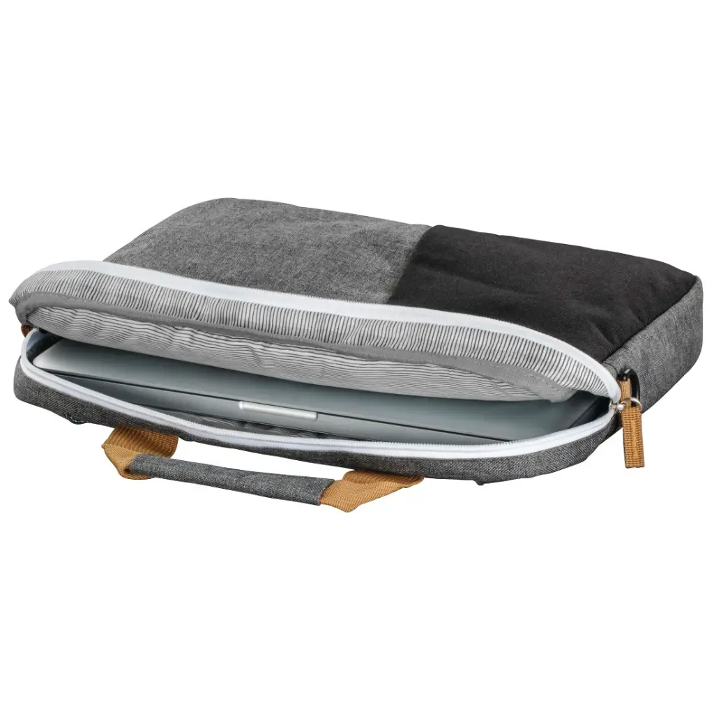 Hama Sacoche d’ordinateur port. "Florence", jusq. 40cm (15,6"), noire/grise