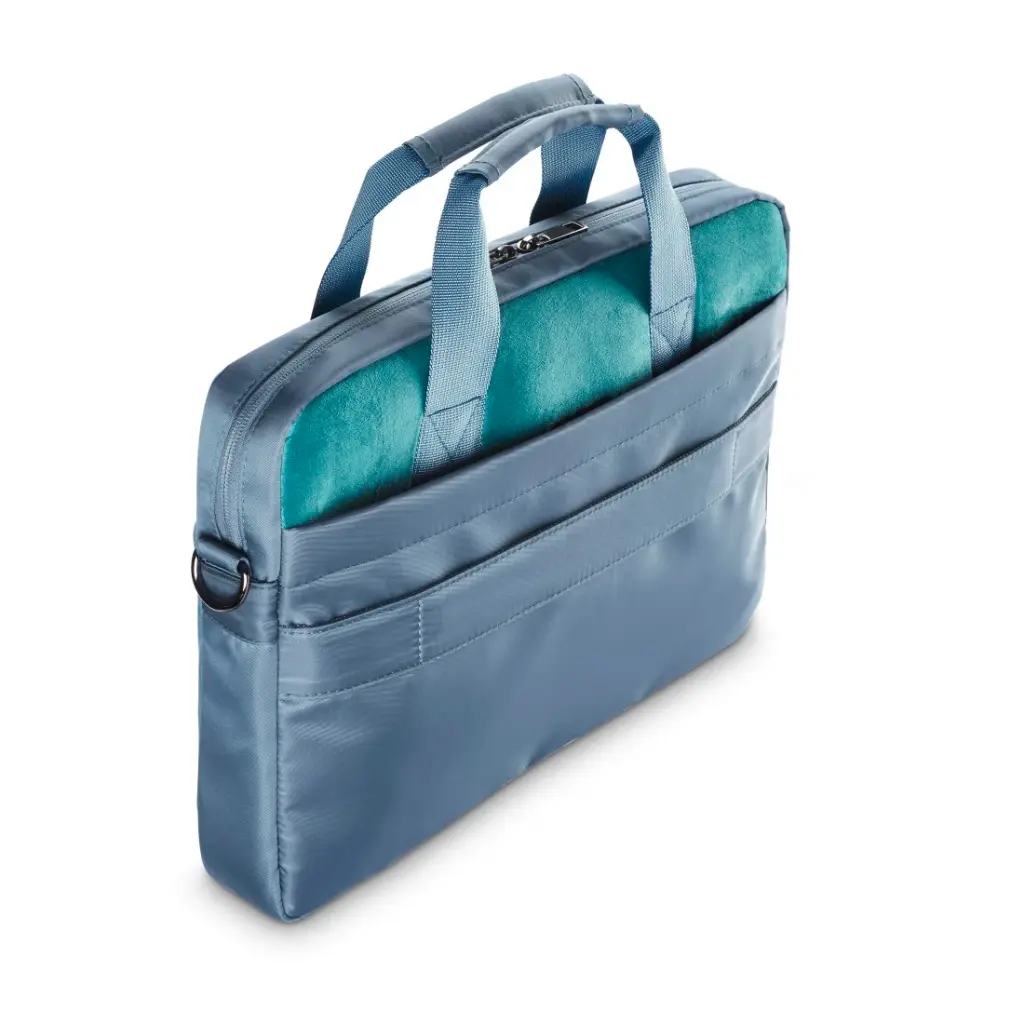 Hama Sacoche d’ordin. port. "Velvet" jus. 34 - 36 cm (13,3"-14,1"), pétrole