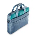 Hama Sacoche d’ordin. port. "Velvet" jus. 34 - 36 cm (13,3"-14,1"), pétrole