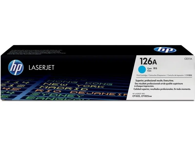 HP 126A Cyan Original Toner Cartridge (CE311A)