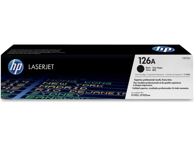 HP 126A Black Original Toner Cartridge (CE310A)