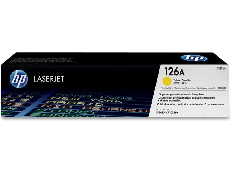 HP 126A Yellow Original Toner Cartridge (CE312A)