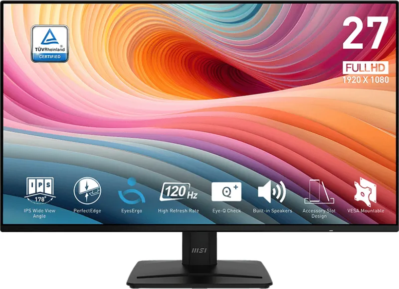 MSI PRO MP271A E2 27" Full HD 120Hz IPS monitor