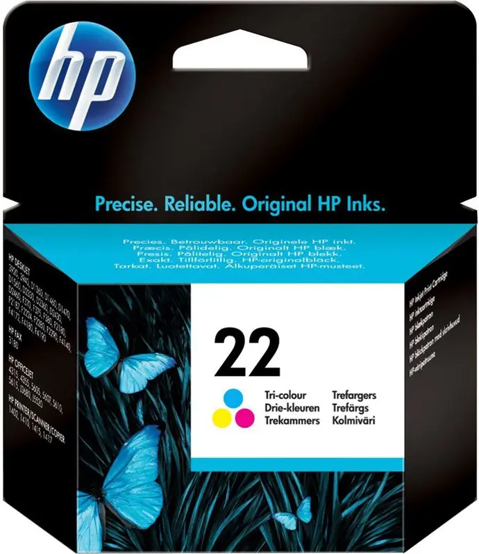 HP 22 (C9352AE) - 3-couleurs - Cartouche d'encre