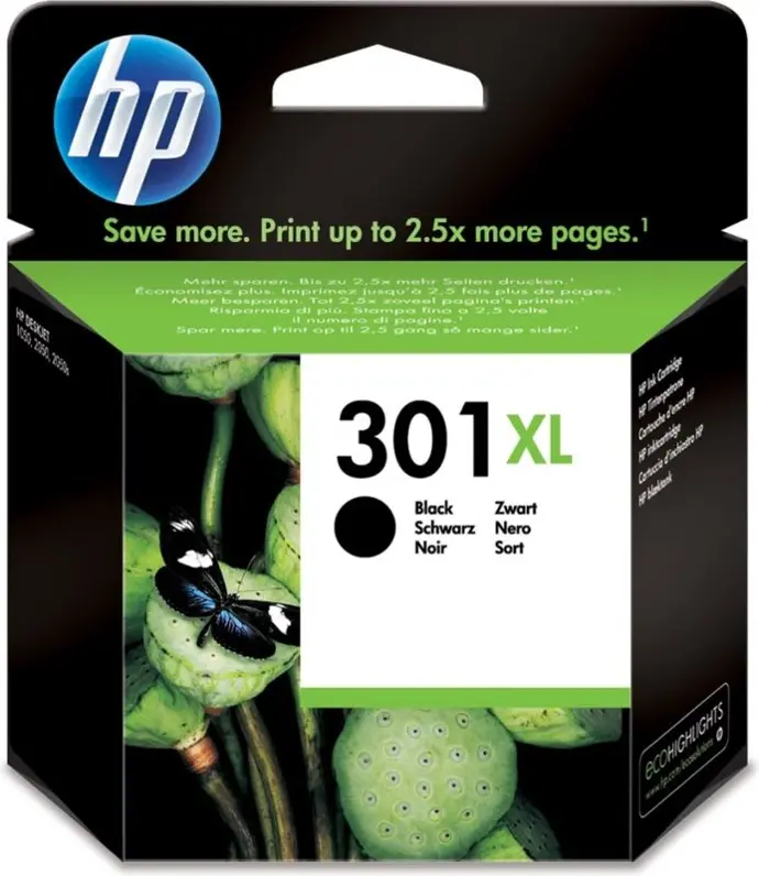 HP 301XL (CH563EE) - Noir - Cartouche d'encre - Grande capacité