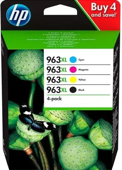 HP 963XL (3YP35AE) - 4 couleurs - Grande capacité - Multipack