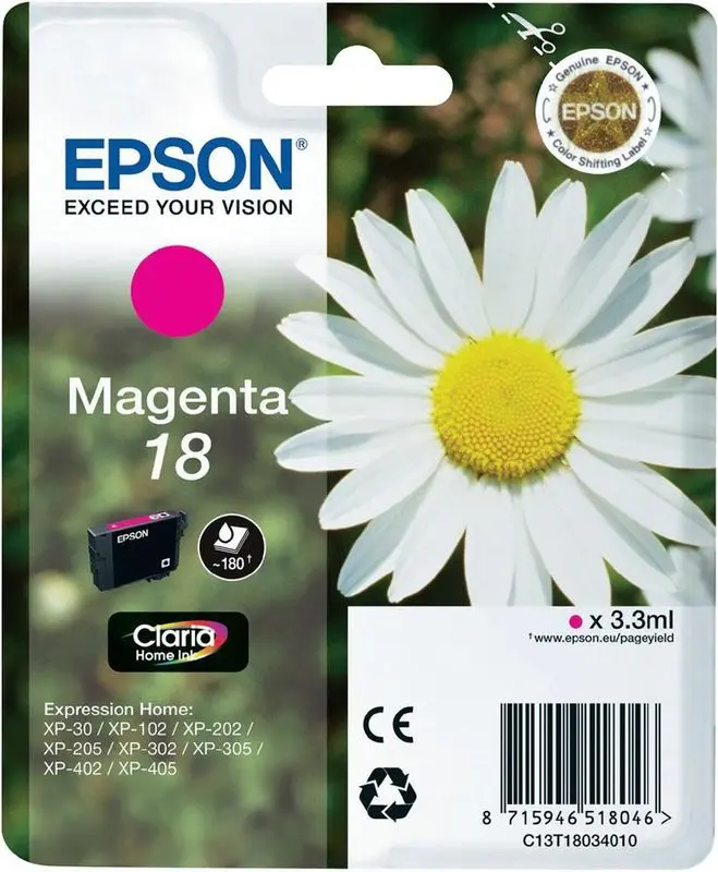 Epson 18 (C13T18034012) - Magenta