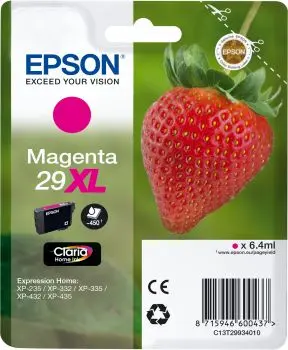 Epson 29XL (C13T29934012) - Magenta - Grande capacité