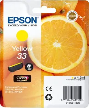 Epson 33 (C13T33444012) - Jaune