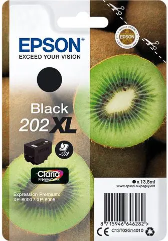 Epson 202XL (C13T02G14010) - Noir - Grande capacité
