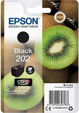 Epson 202 (C13T02E14010) - Noir