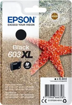 Epson 603XL (C13T03A14010) - Noir - Grande capacité