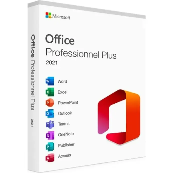 Microsoft Office Professionnel 2021 | 1 Poste | PC | En Téléchargement