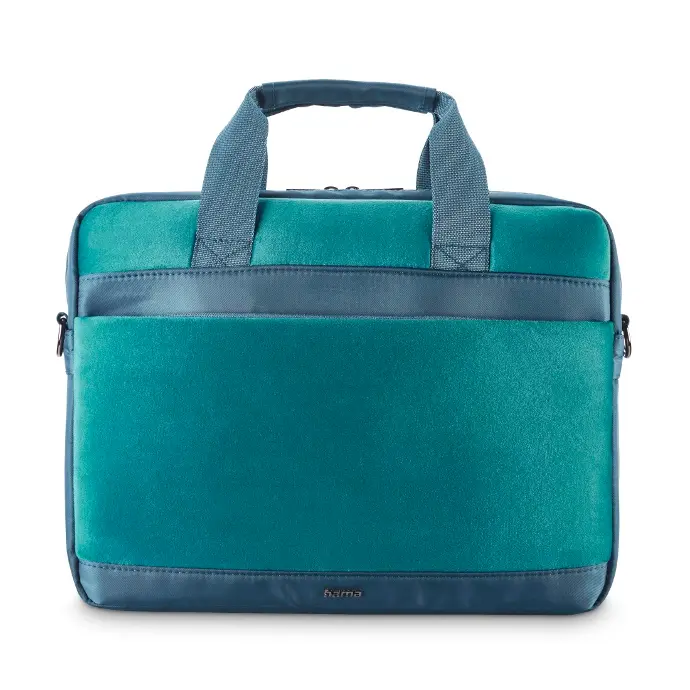 Hama Sacoche d’ordin. port. "Velvet" jus. 34 - 36 cm (13,3"-14,1"), pétrole