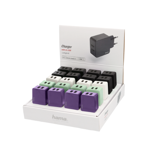 [00210540] Hama Chargeur, 2 ports USB, 12 W