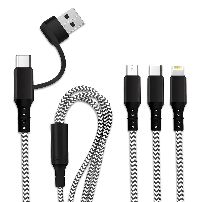 Câble Multi USB A/C Embout - Cable 3 en 1