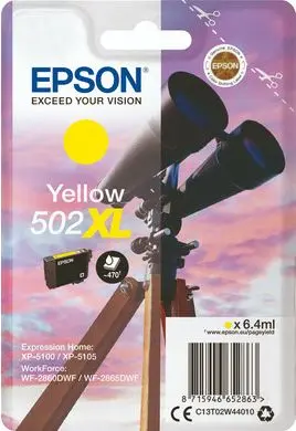 Epson 502XL (C13T02W44010) - Jaune - Grande capacité