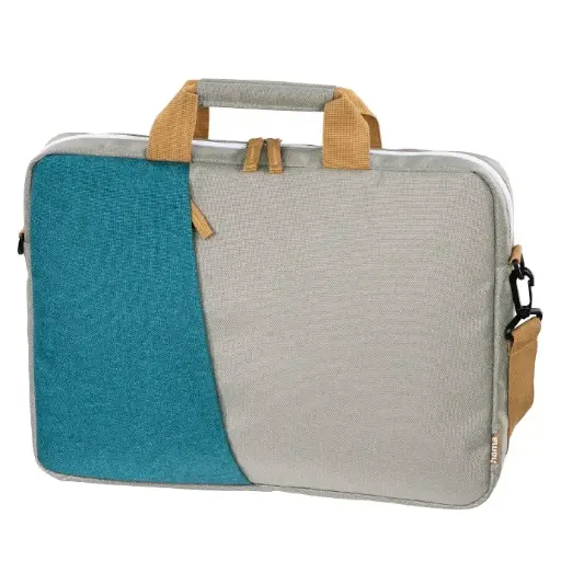 Hama Sacoche d’ordinat. port. "Florence", jusq. 44 cm (17,3"), pétrole/gris