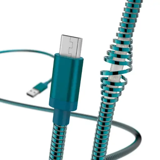 Hama Câble de charge/données "Metall", micro USB, 1,5 m, bleu