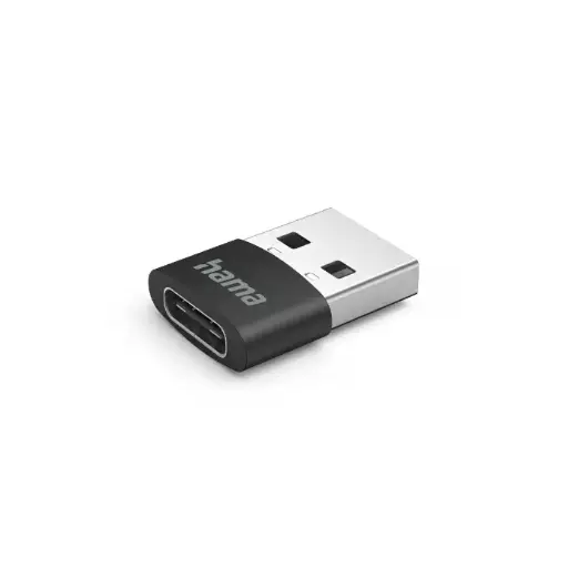Adaptateur Hama USB-C, prise USB-A. - Connexion USB-C, sans câble, 480 Mbit/s, 3 pcs.