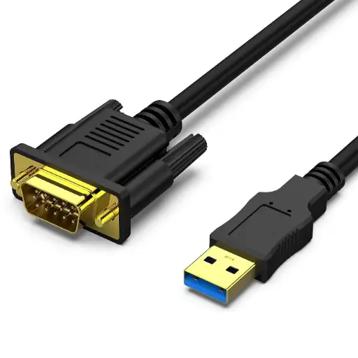 [B08N6LGKPL] Câble USB 3.0 vers VGA mâle vers mâle