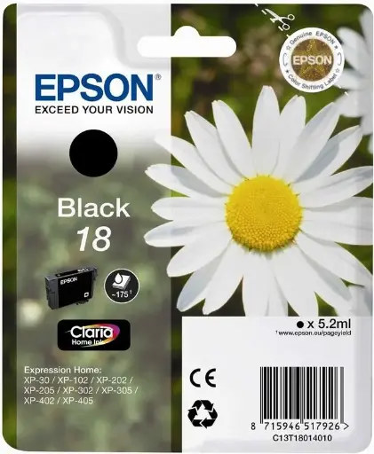Epson 18 (C13T18014012) - Noir