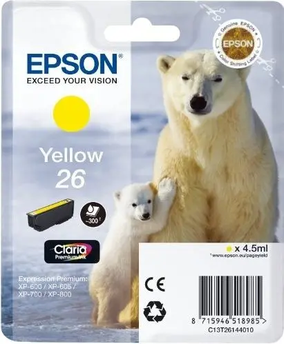 Epson 26 (C13T26144012) - Jaune