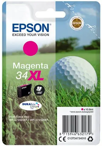 [8715946632179] Epson 34XL (C13T34734010) - Magenta - Grande capacité